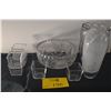 Image 1 : MIXED LOT: VASES, BOWL & CANDLE HOLDERS (9 PCS)