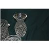 Image 3 : COLLECTION OF WATERFORD CRYSTAL ICE BUCKET, 7" VASE, CREAMER, WINE BOTTLE COASTER & SPIRIT OF AMERIC