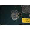 Image 5 : COLLECTION OF WATERFORD CRYSTAL ICE BUCKET, 7" VASE, CREAMER, WINE BOTTLE COASTER & SPIRIT OF AMERIC