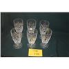 Image 1 : WATERFORD CRYSTAL WATER GLASSES (6 PCS)