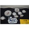 Image 2 : MINIATURE CUPS, SAUCERS & TEA SET (20 PCS)