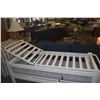 Image 3 : PAIR ALUMINUM RECLINING LOUNGE CHAIRS W/CUSHIONS BY ARTICLE FURNITURE (72") (PAIR)