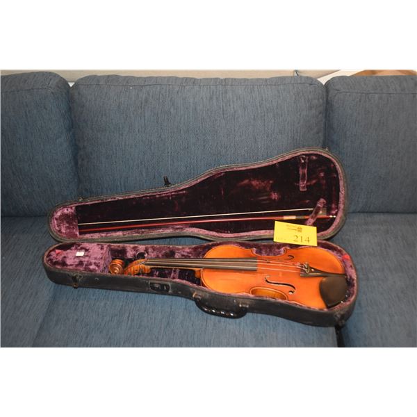 ROMAN TELLER VIOLIN W/BOW & CASE (MODEL NO. 215, 1961)