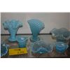 Image 1 : COLLECTION OF FENTON HOBNAIL VASES, BOWLS, CREAMER & SUGAR (11 PCS)