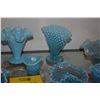 Image 3 : COLLECTION OF FENTON HOBNAIL VASES, BOWLS, CREAMER & SUGAR (11 PCS)
