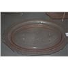 Image 3 : PINK DEPRESSION GLASS PLATES (6 PCS) (DOES NOT INCLUDE STANDS)