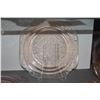 Image 4 : PINK DEPRESSION GLASS PLATES (6 PCS) (DOES NOT INCLUDE STANDS)