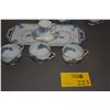 Image 1 : CHINA TEA CUPS & SANDWICH TRAY (11 PCS)
