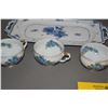 Image 5 : CHINA TEA CUPS & SANDWICH TRAY (11 PCS)