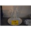 Image 1 : CRYSTAL STEMWARE (4 PCS) (DOES NOT INCLUDE TRAY)