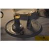 Image 5 : VINTAGE HAT PIN HOLDERS, PORCELAIN TRAYS, PORCELAIN TEA SET & CERAMIC CAKE SERVER (10 PCS)