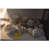 Image 1 : FUKAGAWA ARITA CHINA PLATES, BOWLS, TEA CUPS, SAUCERS, SERVING PIECES, GRAVY BOAT & TEA SET (77 PCS)