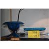Image 1 : MID CENTURY BLUE GLASS BOWLS (2 PCS)
