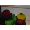Image 2 : MURANO GLASS VEGETABLES (10 PCS) (DOES NOT INCLUDE STANDS)
