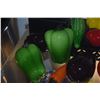 Image 3 : MURANO GLASS VEGETABLES (10 PCS) (DOES NOT INCLUDE STANDS)
