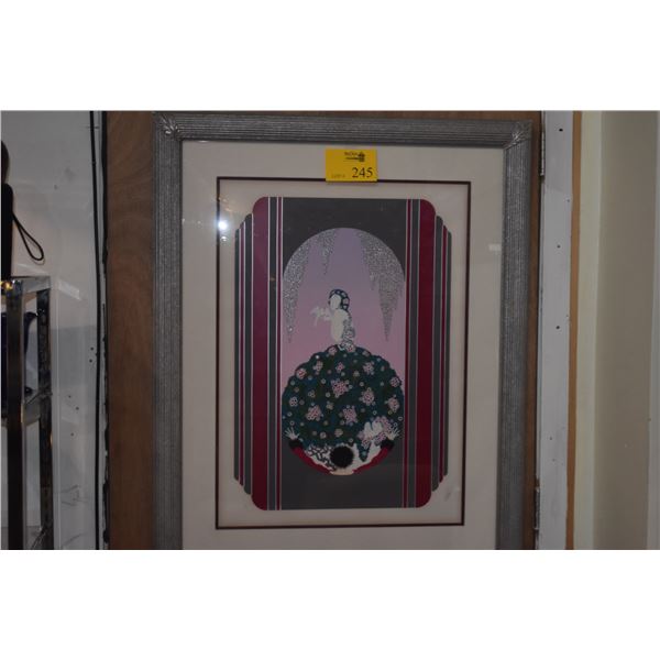 FRAMED ORIGINAL SERIGRAPH, "SPRING DRESS OF VENUS"; BY ERTE 81/300 (31" X 40")