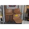 Image 1 : LAPALMA KAI S39 BAR STOOLS W/ADJUSTABLE HEIGHT (3 PCS)