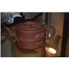 Image 2 : CHINESE I-HSING TEAPOTS (2) & WOOD STAND (3 PCS) (DOES NOT INCLUDE STAND)