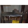 Image 1 : CHINESE RITUAL STYLE STONE AXE ON ROSEWOOD STAND (13" X 5 1/4")
