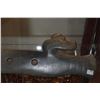 Image 2 : CHINESE RITUAL STYLE STONE AXE ON ROSEWOOD STAND (13" X 5 1/4")