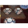 Image 2 : 7 COVERED TEA BOWLS, OVERGLAZE ENAMEL, LATE 19TH-EARLY 20TH C