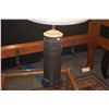 Image 2 : CHINESE CYLINDER BRONZE LAMP (ARCHAIC DESIGN) (31")