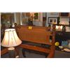 Image 1 : ANTIQUE 4 POST MAPLE WOOD BED FRAME, DOUBLE SIZE