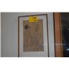 Image 1 : FRAMED JAPANESE WOODBLOCK PRINT (14" X 20 1/2")