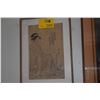 Image 2 : FRAMED JAPANESE WOODBLOCK PRINT (14" X 20 1/2")