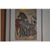 Image 2 : FRAMED JAPANESE WOODBLOCK PRINT (14" X 18 3/4")