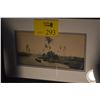 Image 2 : FRAMED SEPIA-TONED PHOTOGRAVURE TITLED "ON THE NILE" (20 1/2" X 14 1/2")