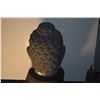 Image 4 : STONE CARVED BUDDHA HEAD (10 1/2") (DOES NOT INCLUDE STAND)
