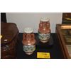 Image 1 : PAIR CHINESE PORCELAIN VASES, CORAL & POLYCHROME DETAIL PAINTING; SIGNED (PAIR) (DOES NOT INCLUDE ST