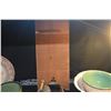 Image 2 : WASH BOARD & ANTIQUE IRONS (6 PCS)