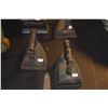 Image 4 : WASH BOARD & ANTIQUE IRONS (6 PCS)