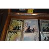 Image 2 : FRAMED SILHOUETTE PICTURES, 1940'S CONVEX BUBBLE GLASS (16 PCS) (DOES NOT INCLUDE CASE)