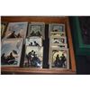 Image 4 : FRAMED SILHOUETTE PICTURES, 1940'S CONVEX BUBBLE GLASS (16 PCS) (DOES NOT INCLUDE CASE)