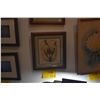 Image 4 : FRAMED MUNDORFF PRINTS (RED HIBISCUS, PLUMERIA & CATTLEYA ORCHID) (3 PCS)
