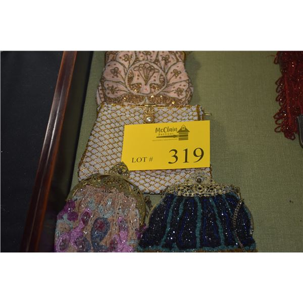 COLLECTION OF BEADED PURSES (ANTIQUE & VINTAGE) (4 PCS)