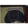 Image 2 : COLLECTION OF PETIT POINT BAGS W/SCENIC TAPESTRY DESIGNS & BLACK/SILVER EVENING BAG & COMPACT (5 PCS