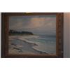 Image 2 : FRAMED OIL ON CANVAS, SEASCAPE; SIGNED C.S. MAREK, 1966 (TERMITE DAMAGE TO FRAME)