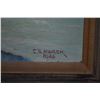 Image 3 : FRAMED OIL ON CANVAS, SEASCAPE; SIGNED C.S. MAREK, 1966 (TERMITE DAMAGE TO FRAME)