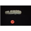 Image 1 : CHINESE NEPHRITE RETICULATED DRAGON BUCKLE (3 5/8")