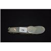 Image 3 : CHINESE NEPHRITE RETICULATED DRAGON BUCKLE (3 5/8")