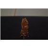 Image 2 : CHINESE AGATE CARVINGS, LONG LIFE GOD W/STAND (2 1/2")