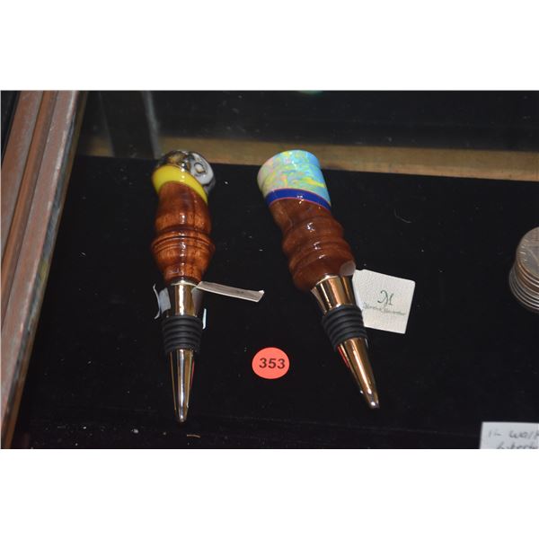 MARTIN & MACARTHUR KOA BOTTLE STOPPERS (2 PCS)