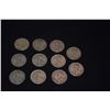 Image 2 : 11 WALKING LIBERTY HALF DOLLARS: 1917, 1923, 1935, 1936, 1942 (2), 1943 (2), 1944 (2), 1945 (11 PCS)