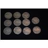 Image 3 : 11 WALKING LIBERTY HALF DOLLARS: 1917, 1923, 1935, 1936, 1942 (2), 1943 (2), 1944 (2), 1945 (11 PCS)