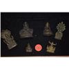 Image 1 : MIXED ASIAN MINIATURE BRASS DEITIES (6 PCS)