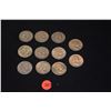 Image 1 : 11 FRANKLIN SILVER HALF DOLLARS: 1949, 1951, 1952, 1953 (2), 1954 (2), 1957, 1958, 1959 (2) (11 PCS)